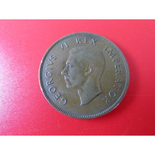 1940 GEORGE VI SOUTH AFRICA ONE PENNY FREE POST. U