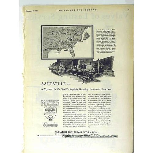 mathieson alkali works 1928 saltville industrial chemical vintage ad