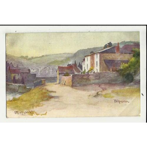 Cornwall POLPERRO C.W. Faulkner Art Postcard (1808) (a)