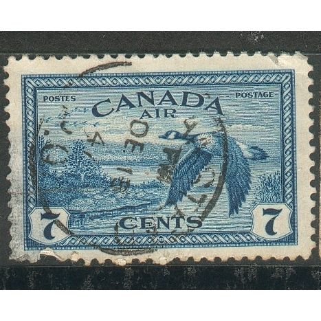 Canada stamps 1946 - SG 407 - 7c Flying Geese (Air) - used