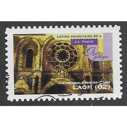 FRA 2011 (58c) 'GOTHIC ART - LAON 02' FINE USED (EBID56-527)