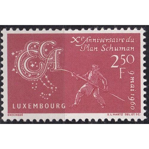 LUXEMBURG LUXEMBOURG [1960] MiNr 0620 ( **/mnh )