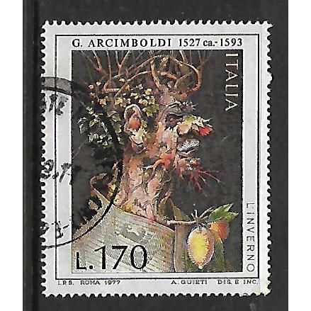 ITALY 1977 ITALIA ARTISTS 170L WINTER ARCIMBOLDI SG 1523 FINE USED
