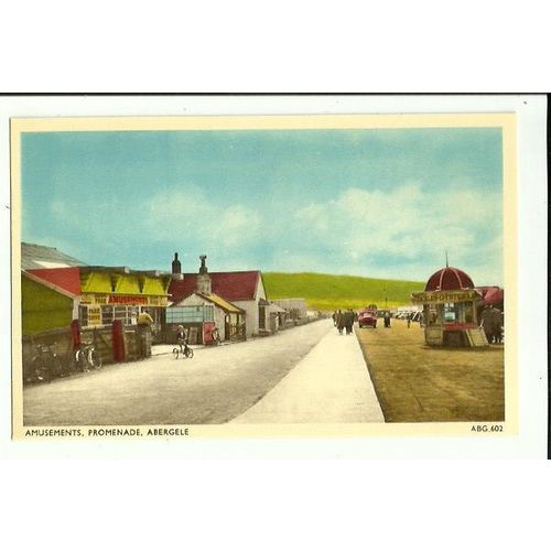 Wales ABERGELE Promenade Amusements Postcard by Marimex (ABG.602)