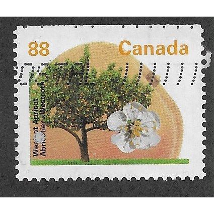 CAN 1991 88c 'WESTCOT APRICOT'(GT3) (P13) FINE USED (EBID71-470)