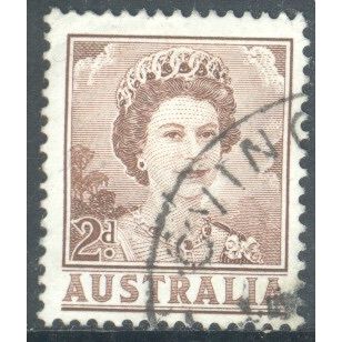 Australia 1959 - SG309 - 2d brown - Queen Elizabeth - used