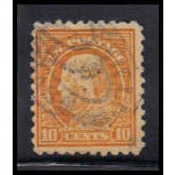 Used 472 10c Benjamin Franklin Just Clears K3743