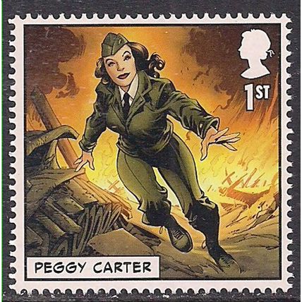 GB 2019 QE2 1st Marvel Comics ' Peggy Carter ' Umm SG 4187 ( K792 )