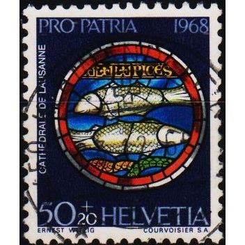 Switzerland. 1968 50c+20c S.G.762 Used