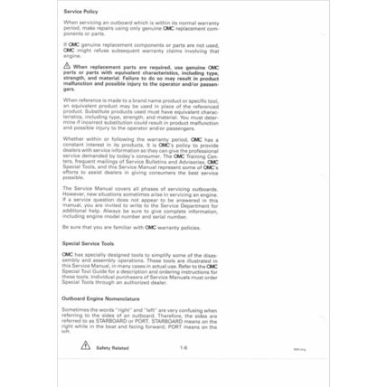Johnson 2000 SS 40 Thru 70 Outboard Motor Service Manual 1999 787069 PDF