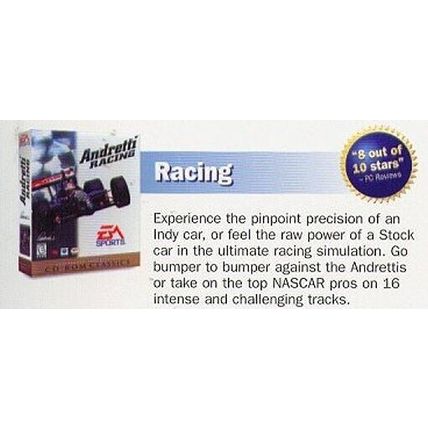 Andretti Racing (PC-CD, 2000) for Windows 95/98/Me - NEW CD in SLEEVE