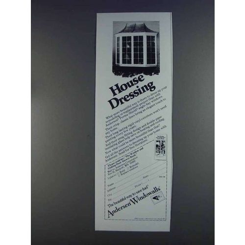 1980 Andersen Windowalls Ad - House Dressing