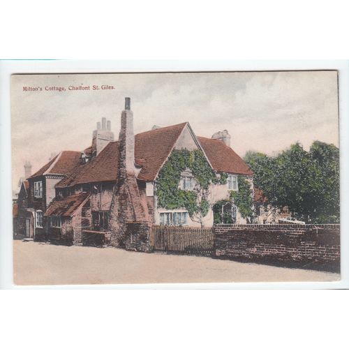Milton's Cottage Chalfont St Giles Postcard Buckinghamshire Chester Vaughan