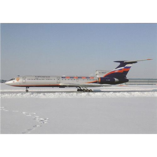 Aeroflot Tupolev TU154 M Civil Aviation Postcard (A23051)