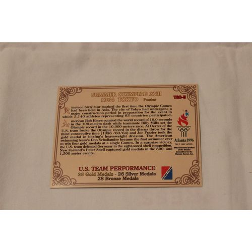 1996 Collect-A-Card Centennial Olympic Games TUFF STUFF POSTER Promo NO. TSC-5