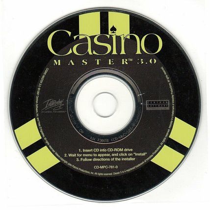 Casino Master 3.0 (PC-CD, 1997) for Win/DOS - NEW CD in SLEEVE