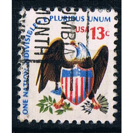 USA 1975 SG1595 usa48 Eagle & Shield 13c Used Stamp