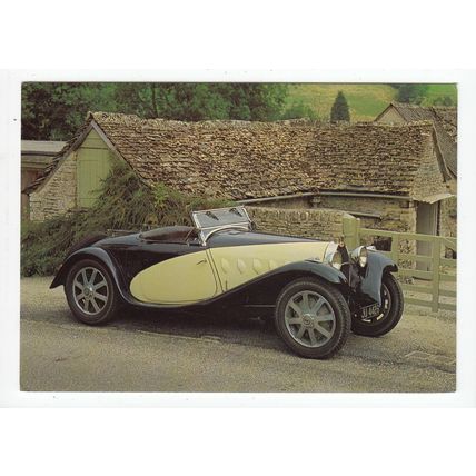 Bugatti Type 55 Car Postcard J Arthur Dixon 25352