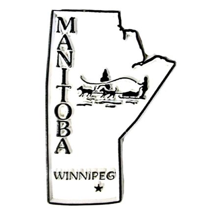 Manitoba Canadian Province Fridge Magnet