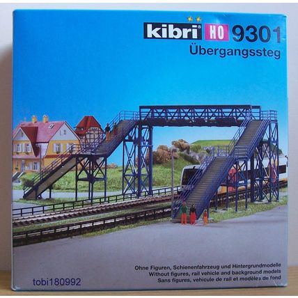 Kibri 9301 H0 Footbridge - Building Kit - NEW