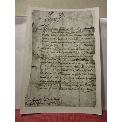 BEHEADED PLEA, PENRUDDOCK REQUEST, WILTSHIRE RECORD OFFICE unused postcard RP /