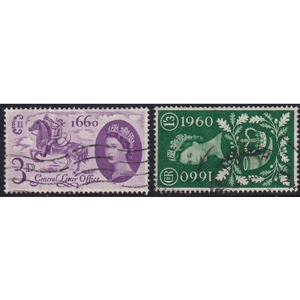 GB 1960 SG 619-20 Used (E-315 (8))