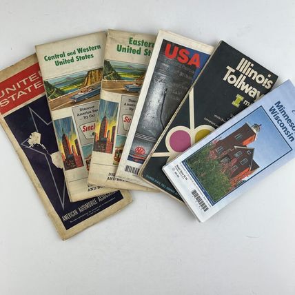 Vintage Travel Gas Station Road Maps (You Pick)