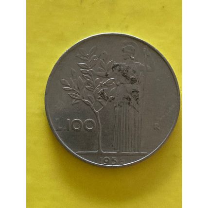 Umlaufmünze Italien 100 Lira 1956
