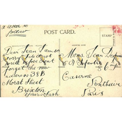 Lower Sandgate Road, Folkstone, Kent, Rare Postcard, 1900s