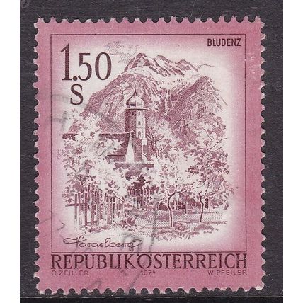 Austria 1974 Bludenz 1.50s Fine Used SG 1677 VGC