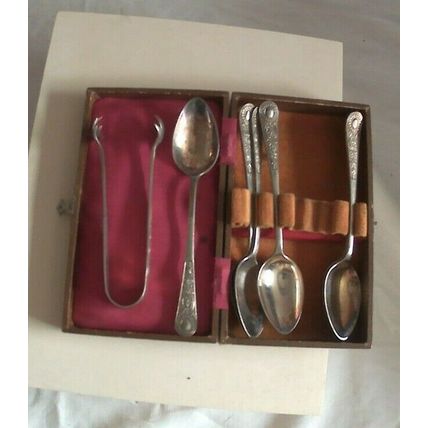 Vintage Sugar Spoons & Tongs