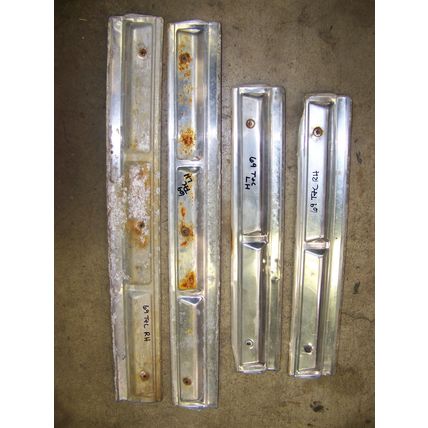 1969 CHRYSLER TOWN & COUNTRY STATION WAGON SILL PLATES OEM