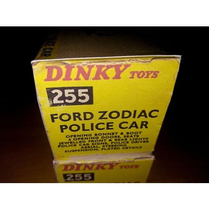 Dinky No255 Ford Zodiac - Replica Box