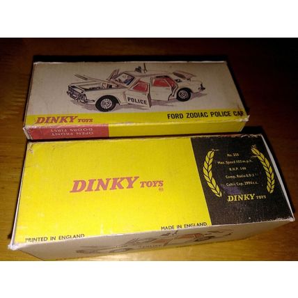 Dinky No255 Ford Zodiac - Replica Box