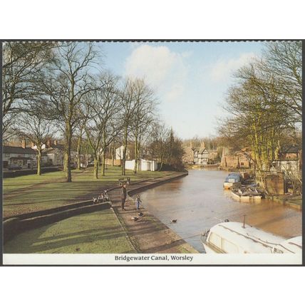Bridgewater Canal, Worsley, Lancashire, c.1980s - St Ann's Hospice Postcard