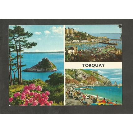Postcard Devon John Hinde 2DC216 Torquay Multiview