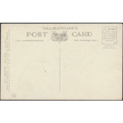 Brian Gerald - Princes Street, Edinburgh, 1934 - Valentine's Postcard