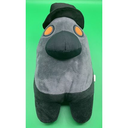 Very RARE Official Among Us Toikido Black Crewmate Plague Doctor Crow Plush Toy