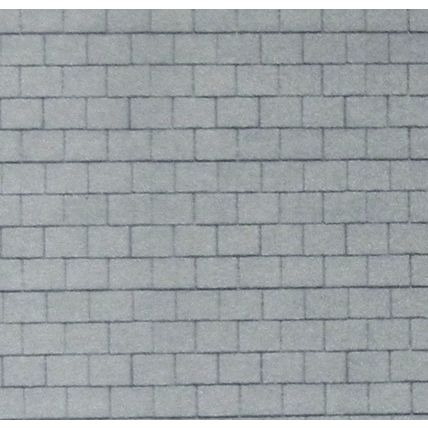 Feuille autocollante pour tuiles de toit - gris - échelle OO/HO (1:76) - feuille