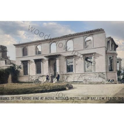 IWC0261 - Ruins of the Royal Needles Hotel , Alum Bay, Isle of Wight - print 6x4