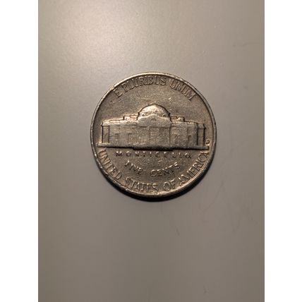 1961 D jefferson nickel full date free shipping no reserve