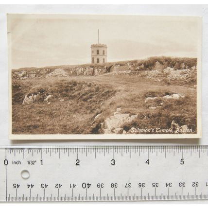 vintage postcard The Solomans Temple, Buxton