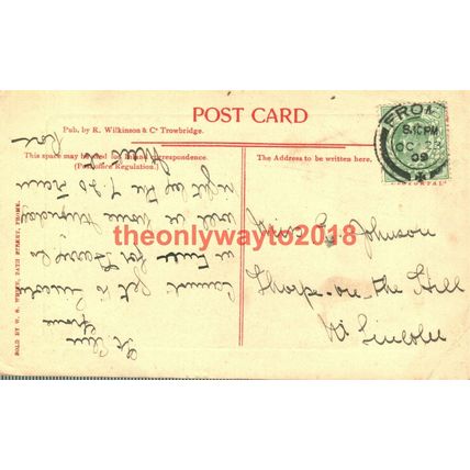 Longleat House, Wilts, Wilkinson Postcard 1909