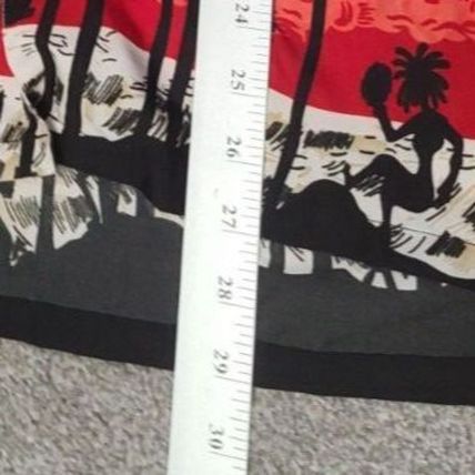 Mens Tropical Hawaiian Shirt Size M lightweight loose fit south Beach Palm Trees