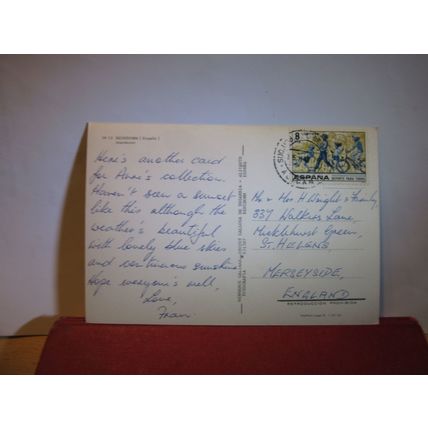 BENIDORM, SPAIN.. used postcard 1979 postmark =