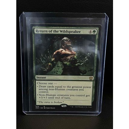 Return of the Wildspeaker Commander: Zendikar Rising Magic: the Gathering Tradin