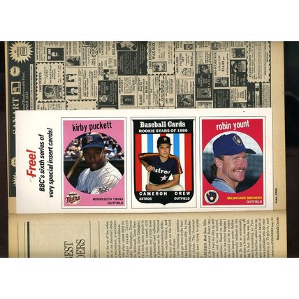 VTG. BASEBALL CARDS MAGAZINE JUNE 1989 KEN GRIFFEY, JR MINOR LEAGUE MARINER'S