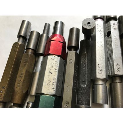 LOT THE PIPE MACHINERY GO NO GO PLUG GAGE .677,.6785,.6815,.679,.670,.682,ET