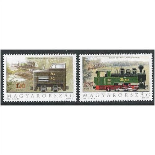 Hungary Mi 4819/20: Narrow Guage Locomotives.