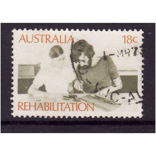 AUSTRALIA 1972 SG 515 18c REHABILITATION FINE USED#3